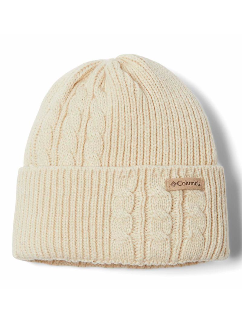 Gorro Mujer Agate Pass Cable Knit Blanco Columbia