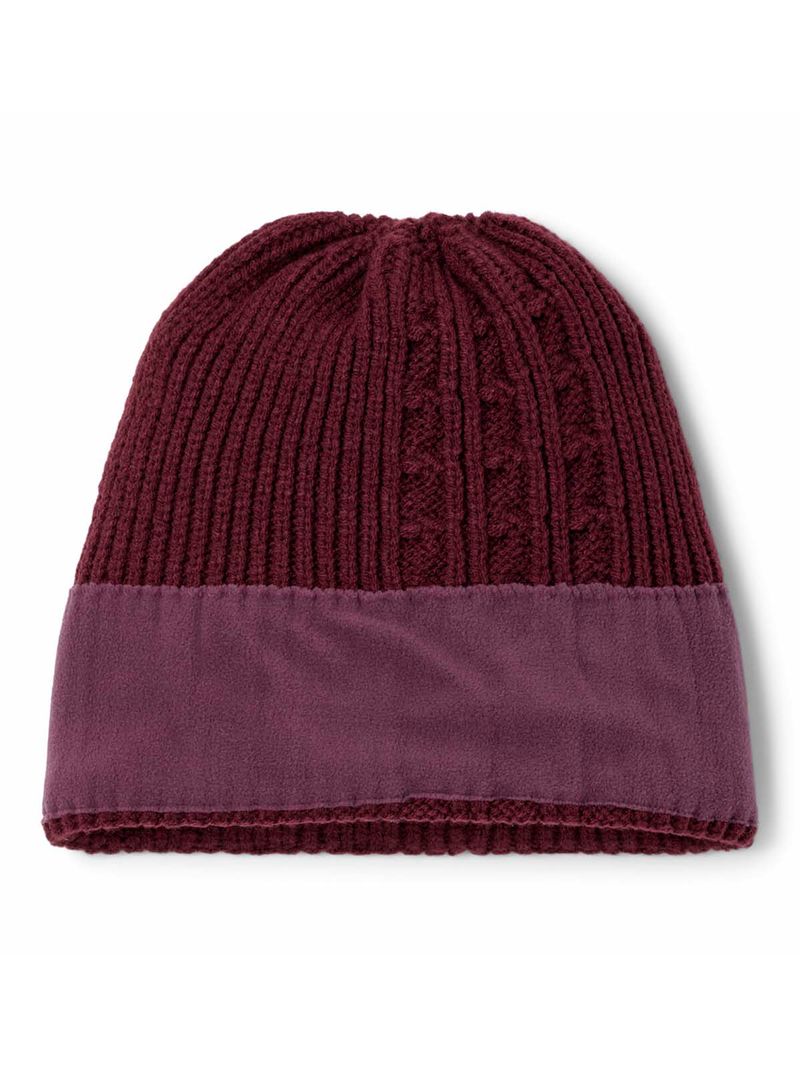 Gorro-Mujer-Agate-Pass-Cable-Knit-Morado-Columbia