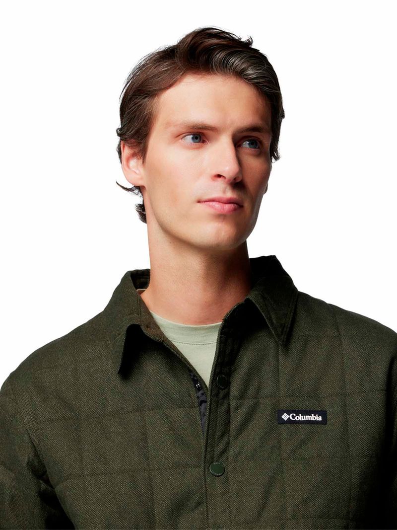 Camisa Manga Larga Hombre Landroamer Verde Columbia