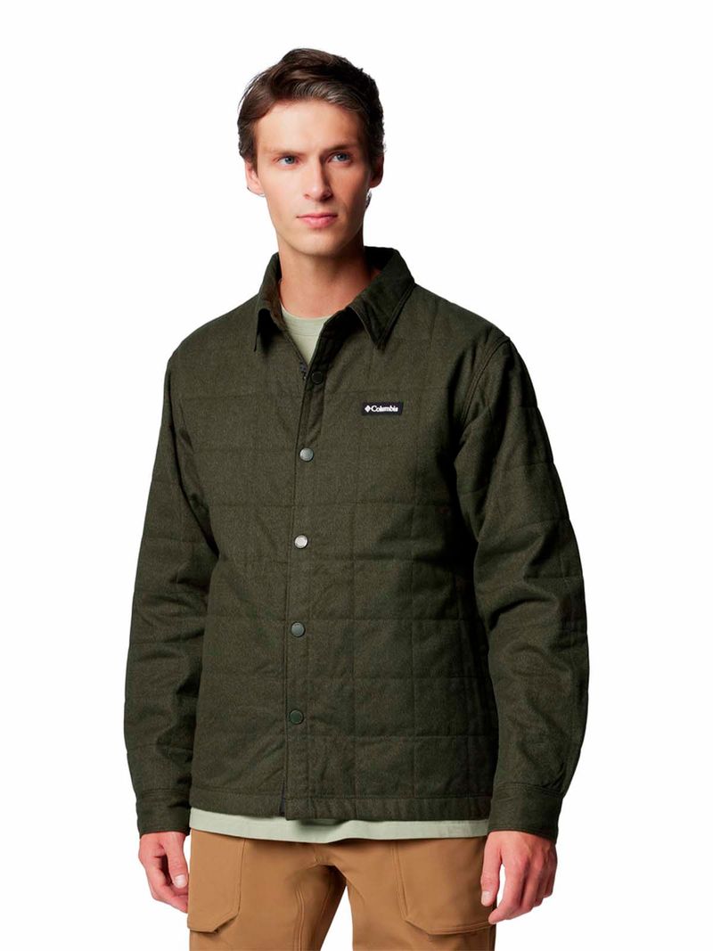 Camisa Manga Larga Hombre Landroamer Verde Columbia