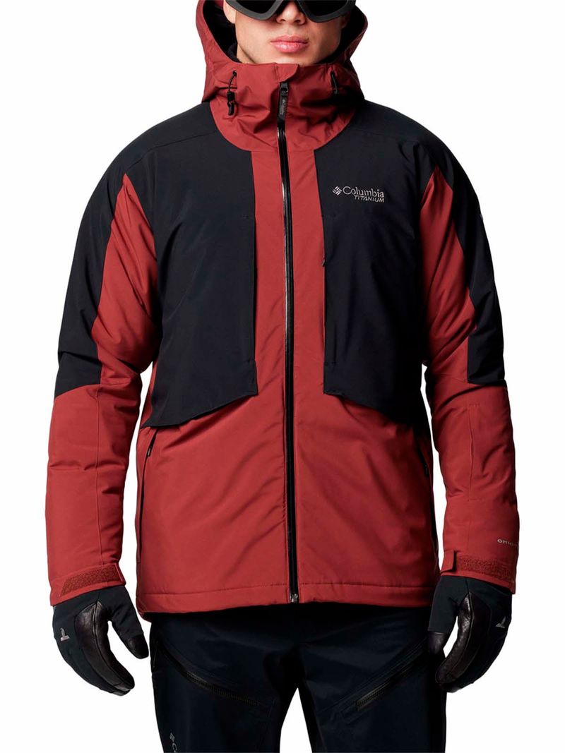 Cortaviento Hombre Highland Summit Ski Rojo Columbia