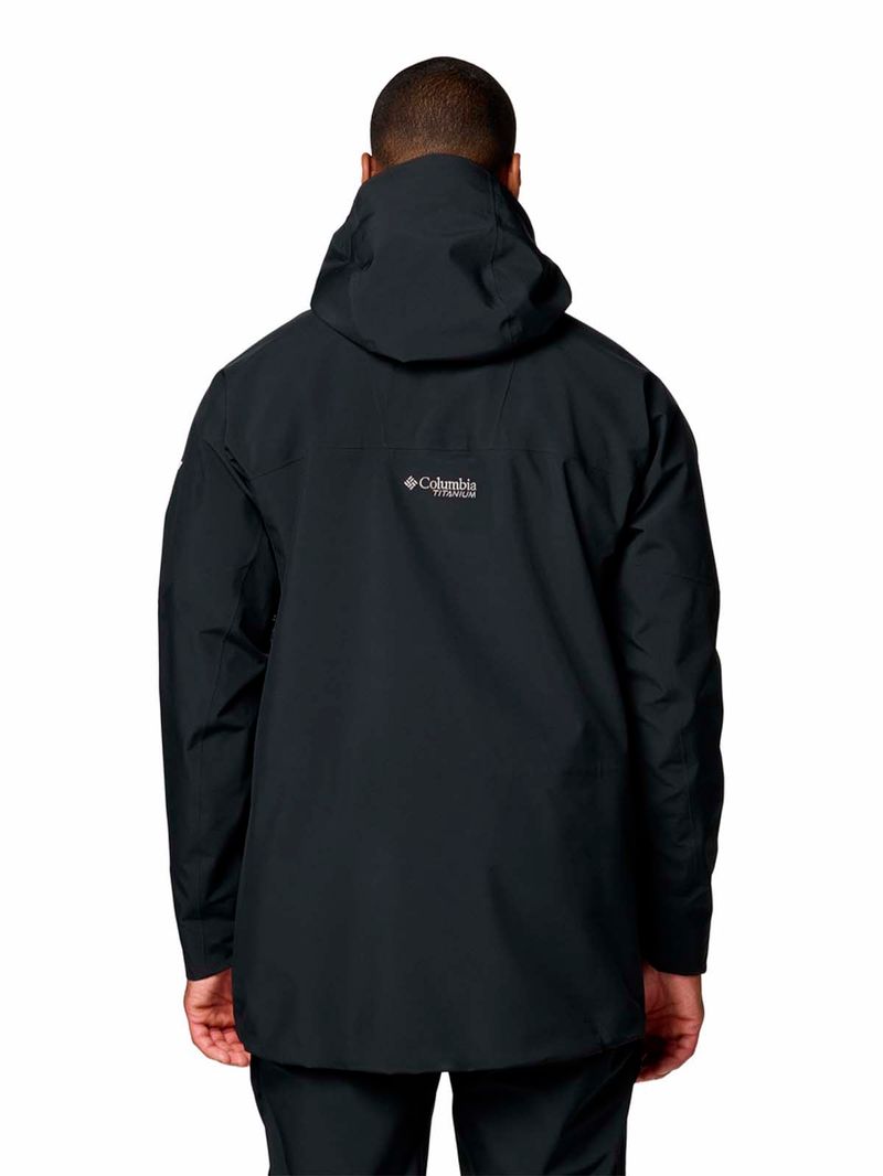 Cortaviento-Hombre-Platinum-II-3L-Ski-Negro-Columbia