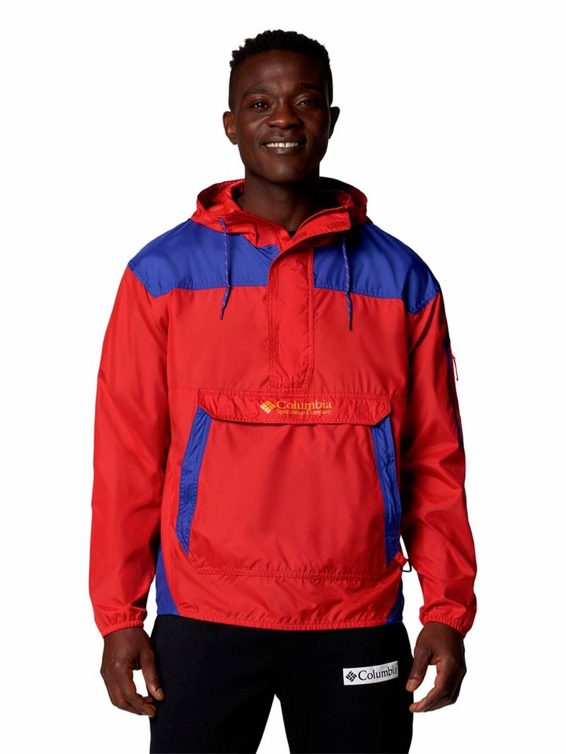 Cortaviento-Hombre-Challenger-Rojo-Columbia