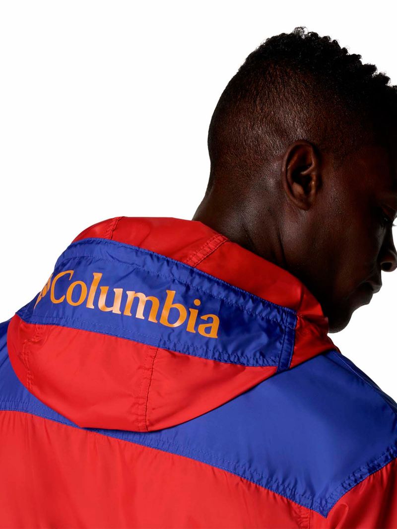 Cortaviento-Hombre-Challenger-Rojo-Columbia
