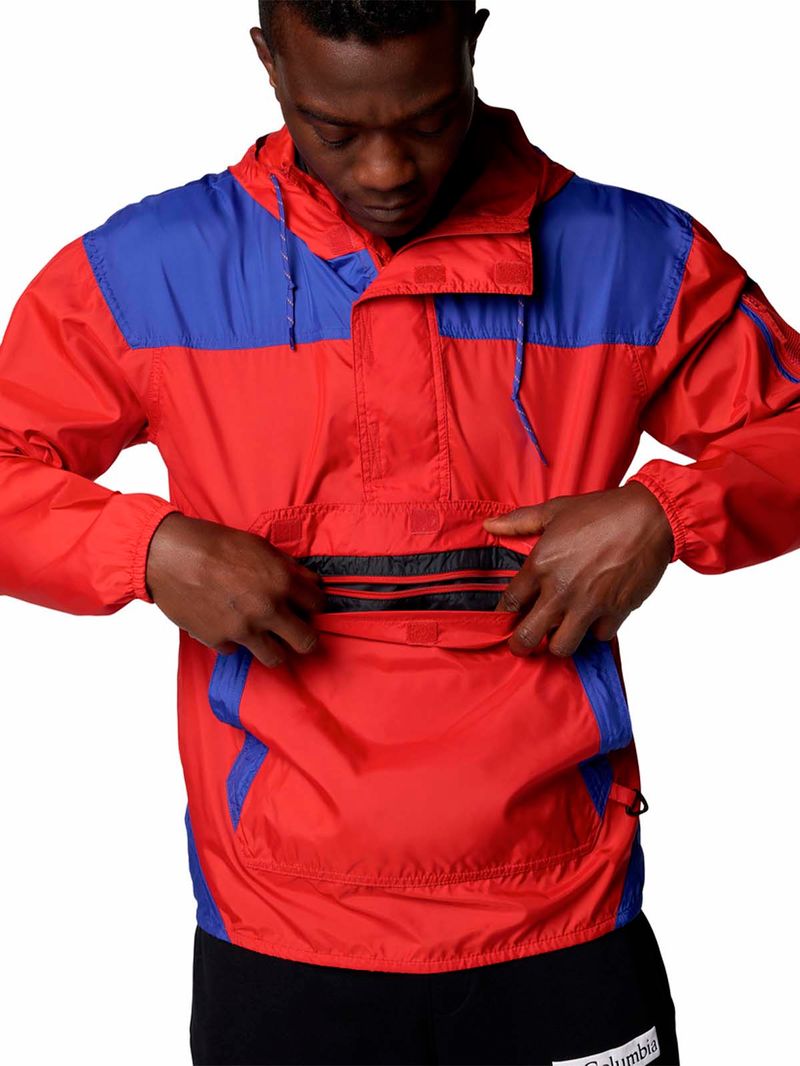 Cortaviento-Hombre-Challenger-Rojo-Columbia