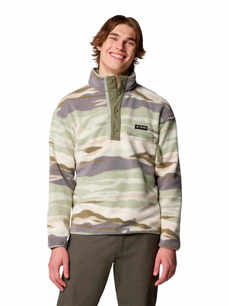 Polar Hombre Helvetia Snap Fleece Beige Columbia