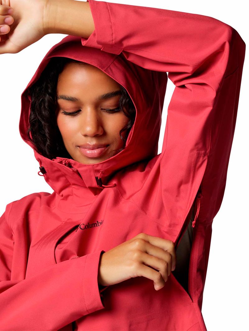 Cortaviento-Mujer-Earth-Explorer-II-Rojo-Columbia
