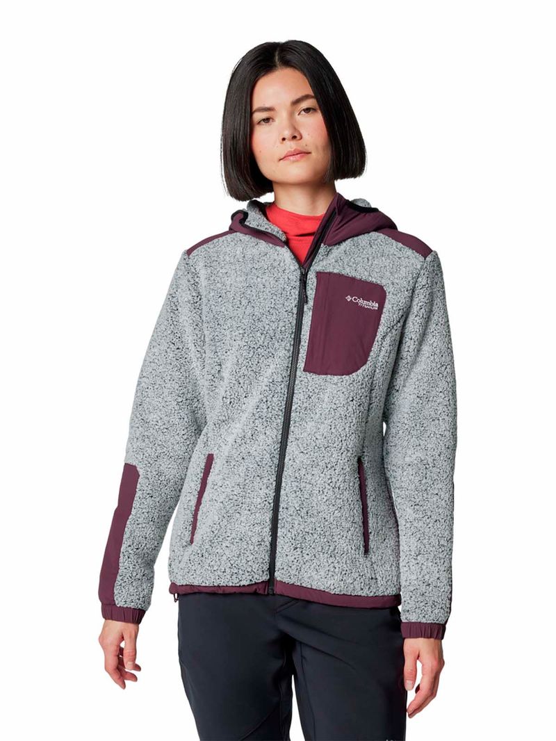 Polar-Mujer-Arctic-Crest-Full-Zip-Morado-Columbia