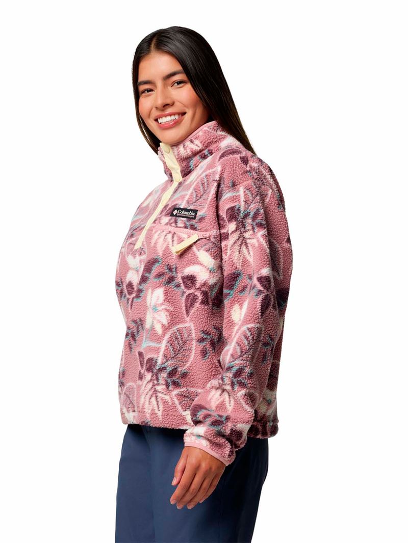 Polar-Mujer-Helvetia-Snap-Fleece-Rosado-Columbia