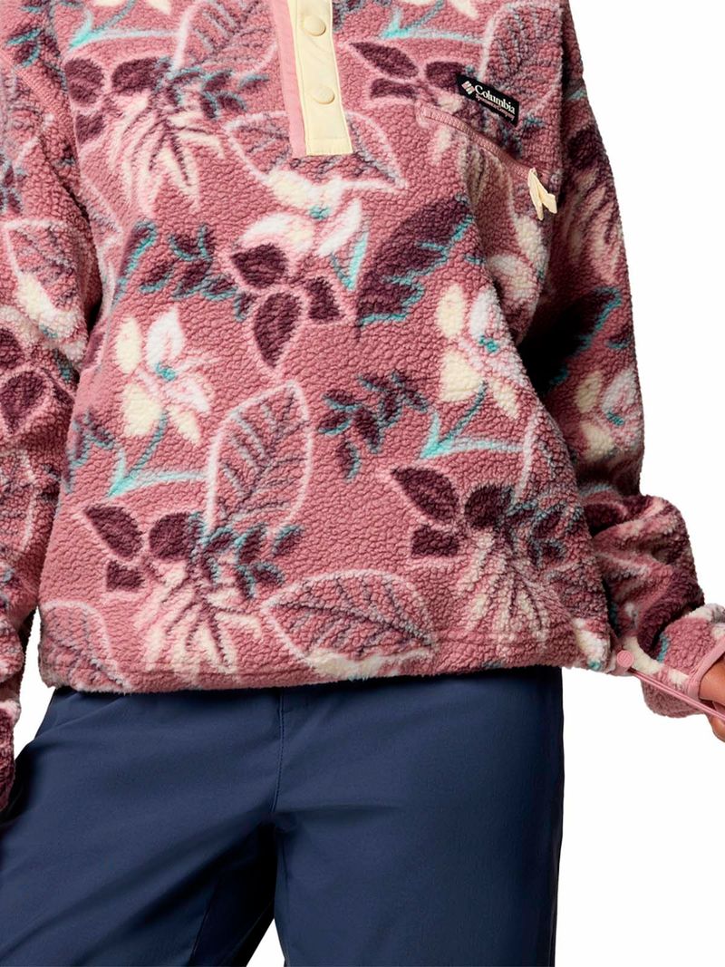 Polar Mujer Helvetia Snap Fleece Rosado Columbia