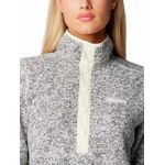 Polar-Mujer-Sweater-Weather-Half-Snap-Blanco-Columbia
