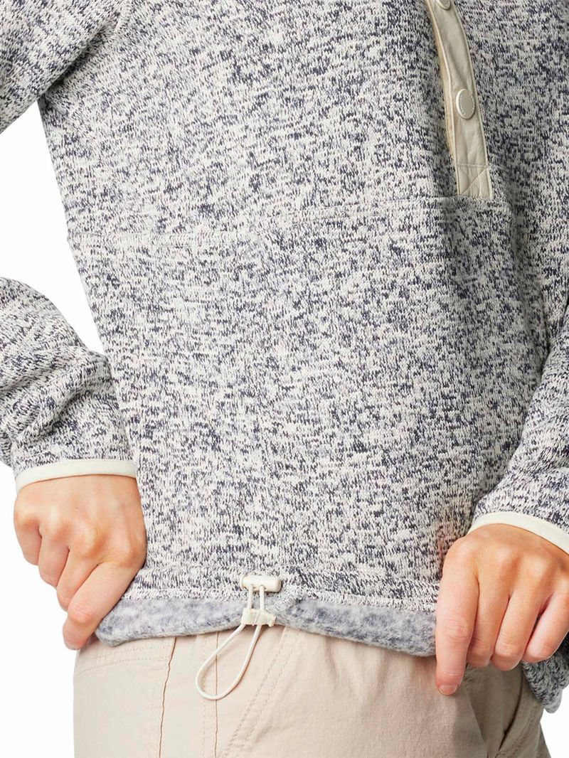 Polar-Mujer-Sweater-Weather-Half-Snap-Blanco-Columbia