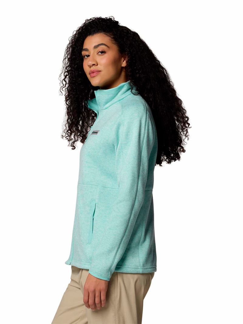 Polar-Mujer-Sweater-Weather-Full-Zip-Verde-Columbia