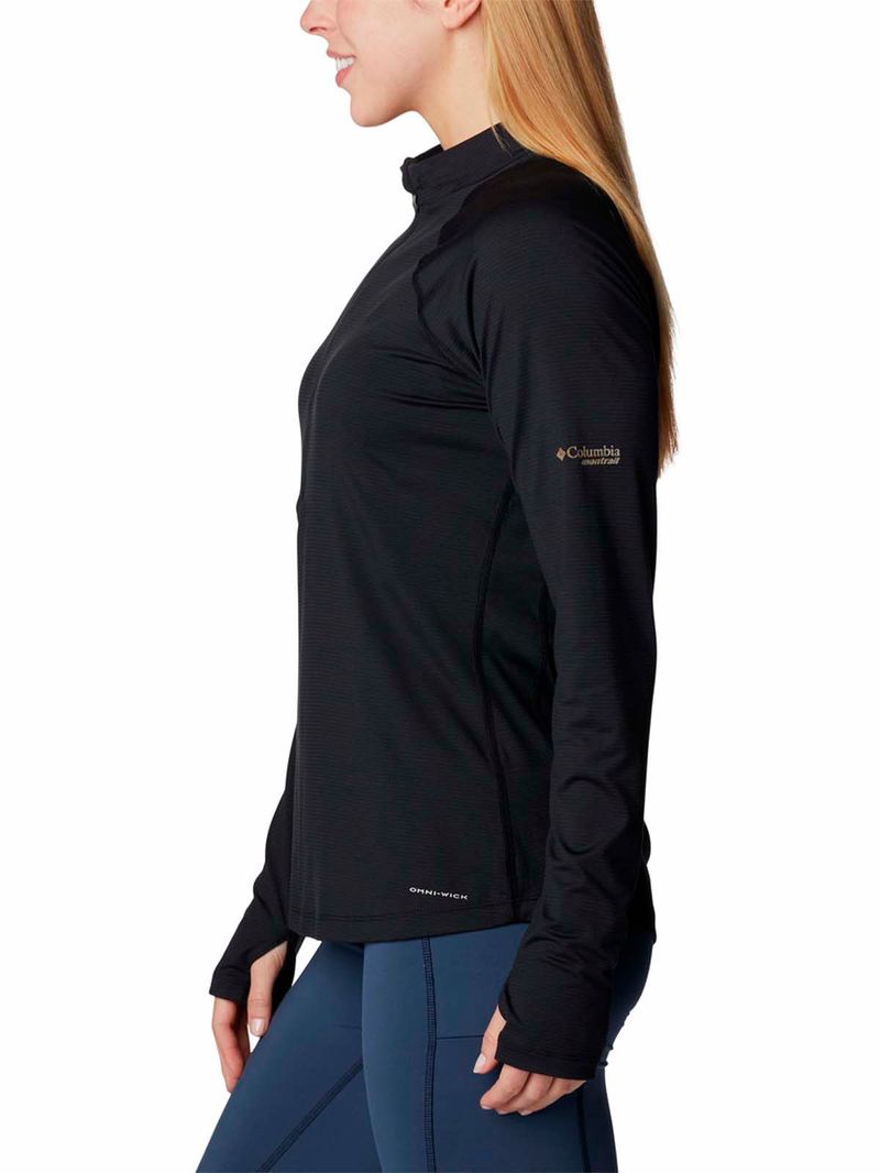 Polar-Mujer-Endle-Trail-1-2-Zip-Negro-Columbia