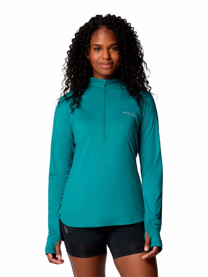 Polar-Mujer-Endle-Trail-1-2-Zip-Azul-Columbia