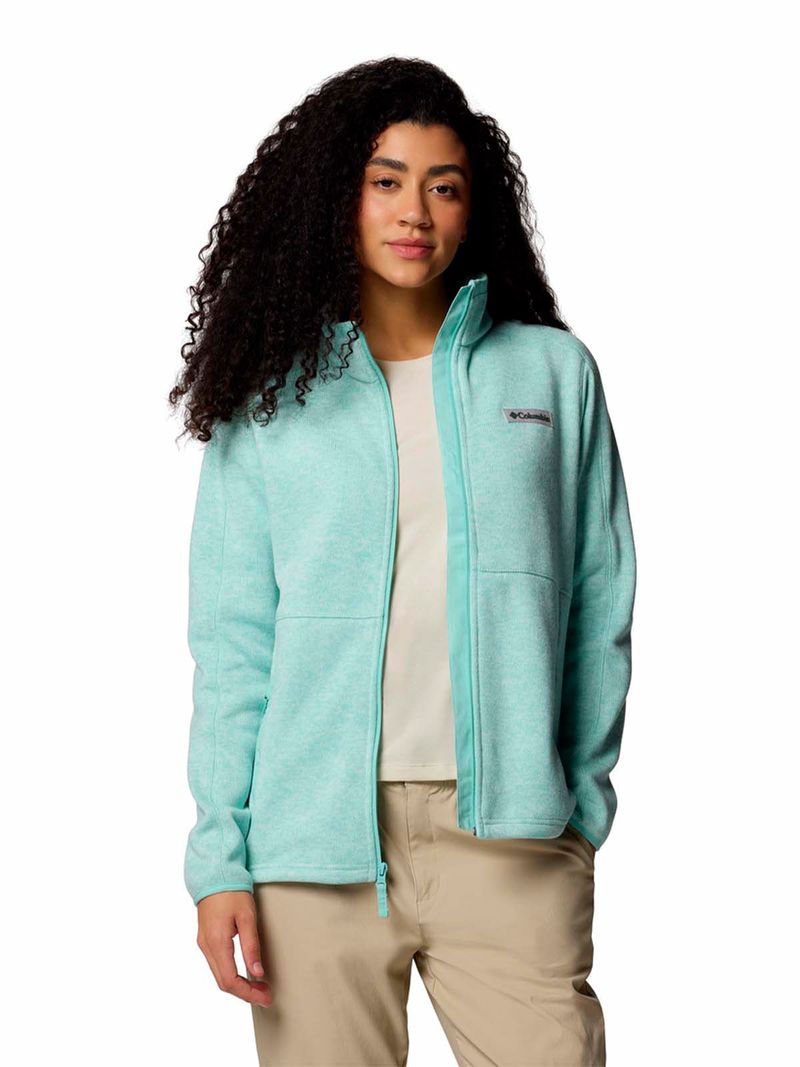 Polar Mujer Sweater Weather Full Zip Verde Columbia