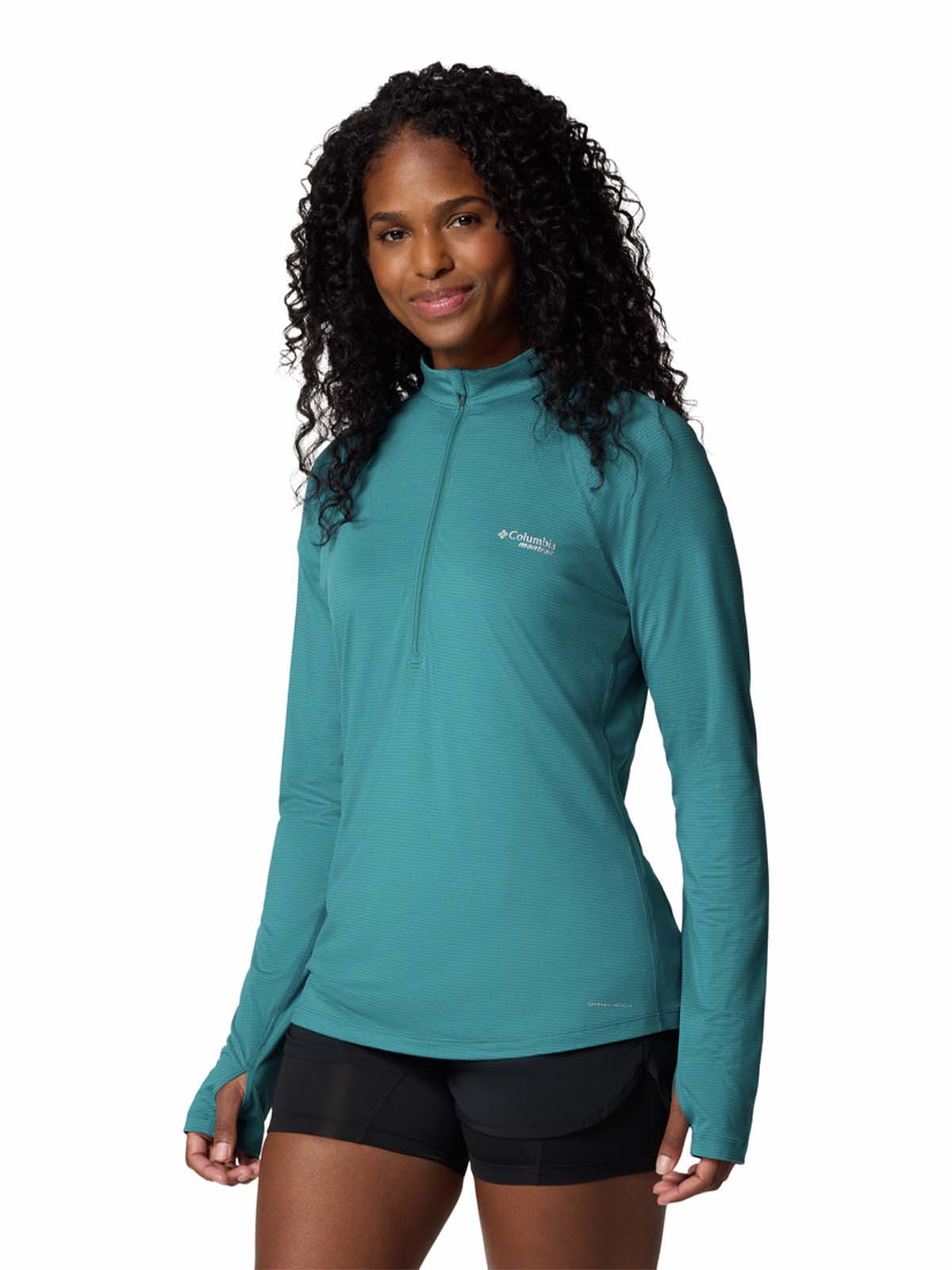 Polar Mujer Endle Trail 1/2 Zip Azul Columbia-Columbia Chile