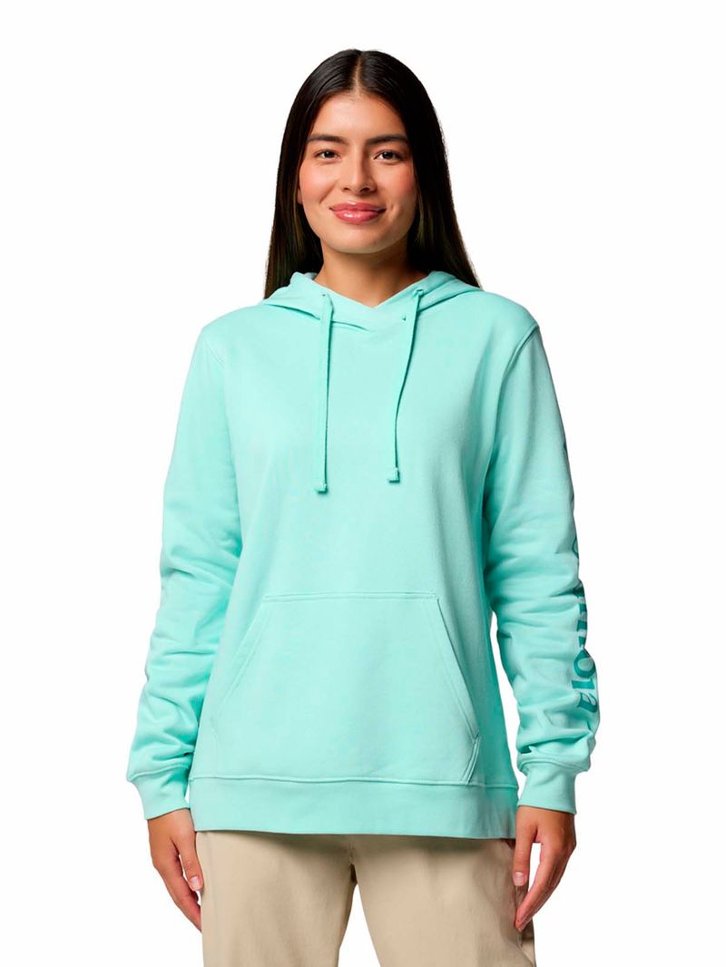 Poleron-Mujer-Beaumount-Graphic-Hoodie-Verde-Columbia