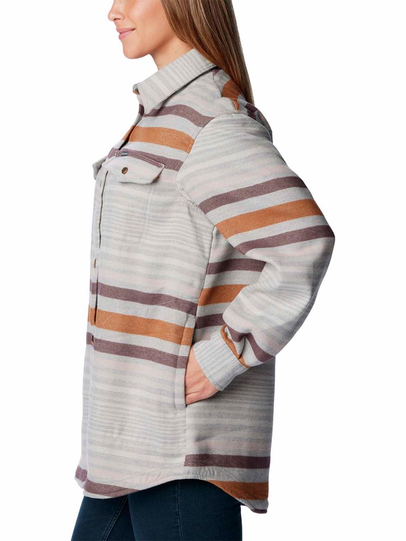 Camisa-Manga-Larga-Mujer-Calico-Basin-Gris-Columbia