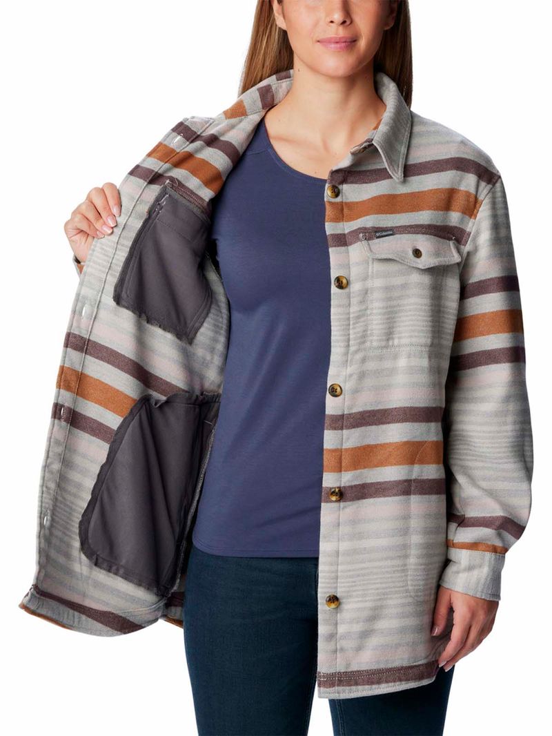 Camisa-Manga-Larga-Mujer-Calico-Basin-Gris-Columbia