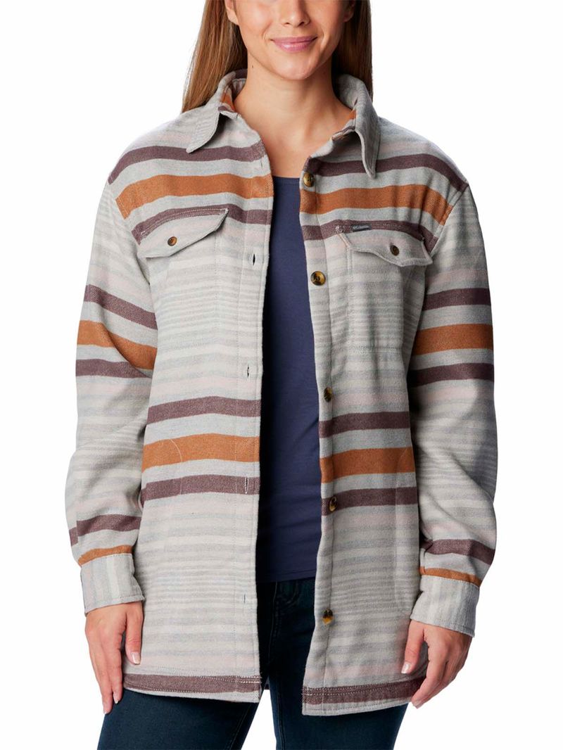 Camisa-Manga-Larga-Mujer-Calico-Basin-Gris-Columbia