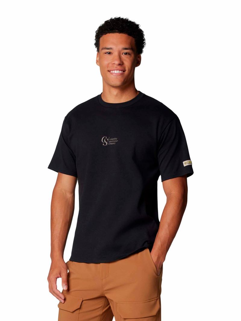 Polera-Manga-Corta-Hombre-Wallowa-Graphic-Negro-Columbia