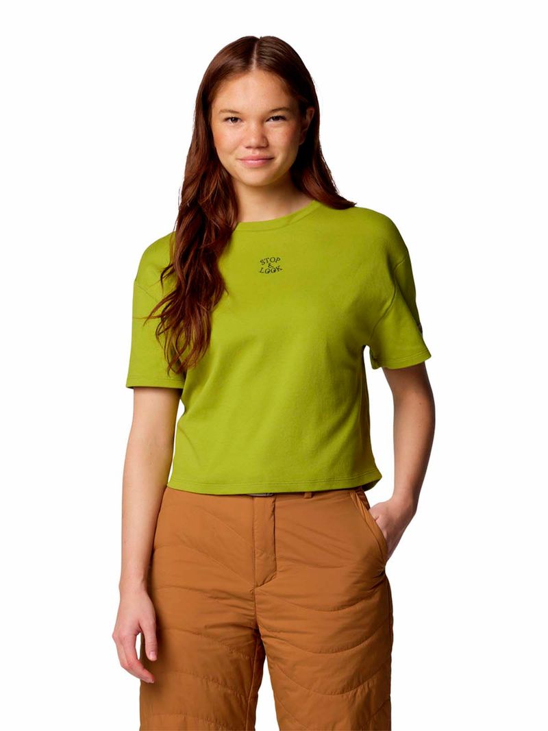 Polera Manga Corta Mujer Wallowa Verde Columbia