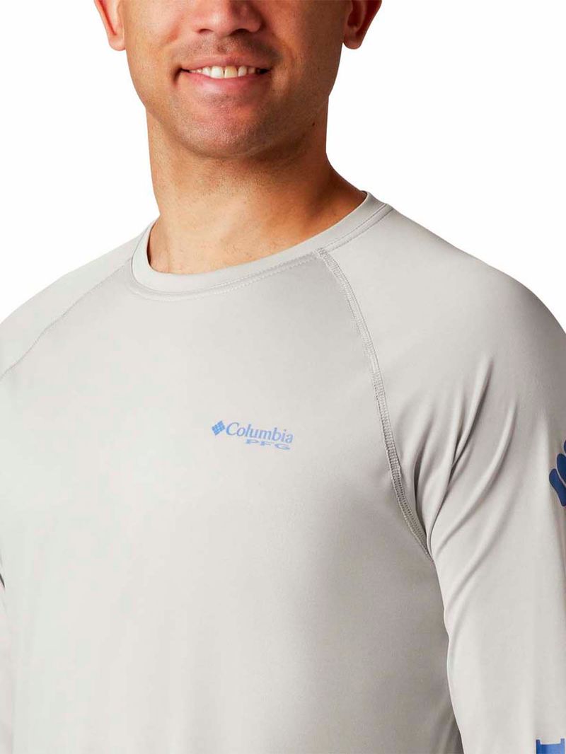 Polera-Manga-Larga-Hombre-Terminal-Tackle-Heat-Gris-Columbia