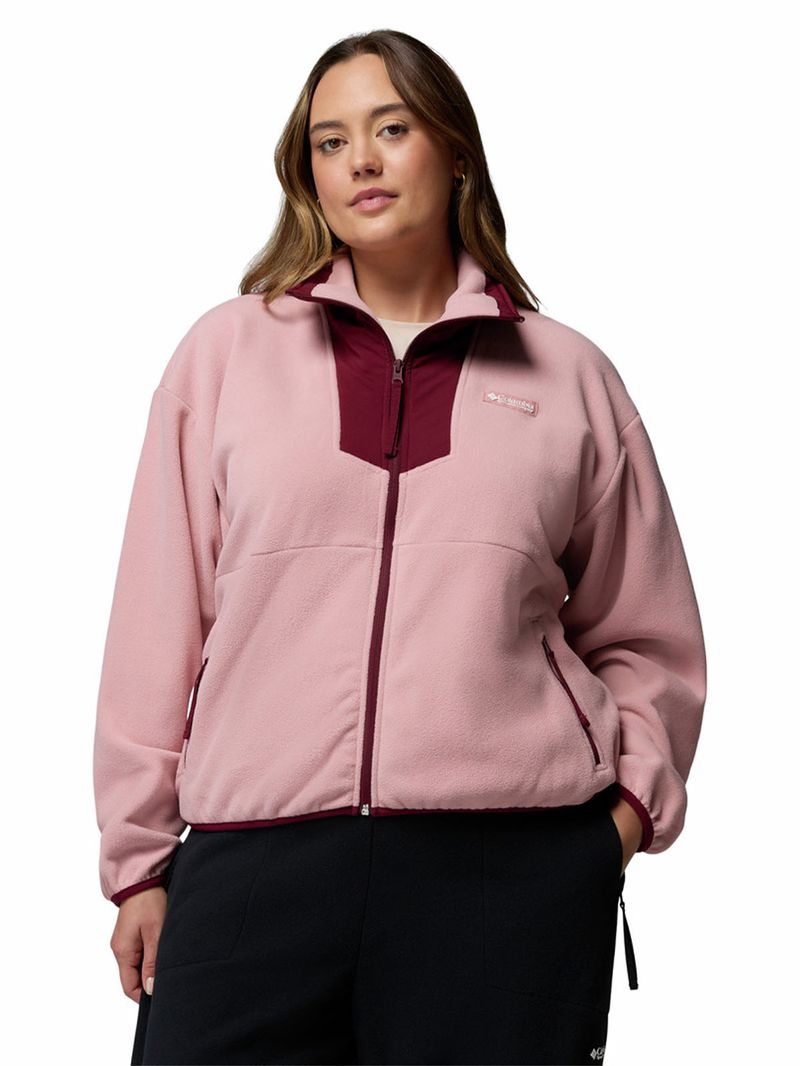 Polar-Mujer-Sequoia-Grove-Full-Zip-Rosado-Columbia