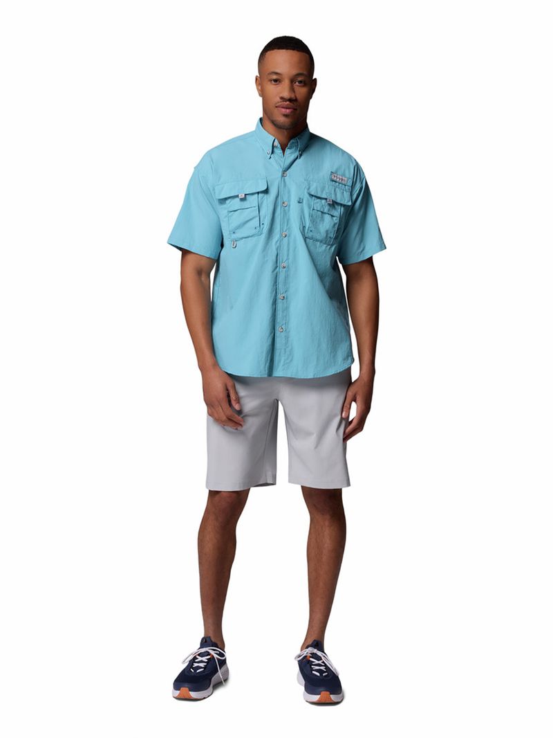Camisa-Manga-Corta-Hombre-Bahama-II-Azul-Columbia
