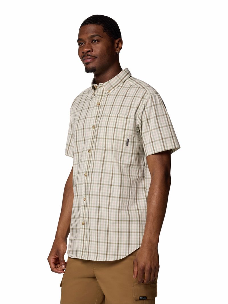 Camisa-Manga-Corta-Hombre-Rapid-Rivers-II-Gris-Columbia