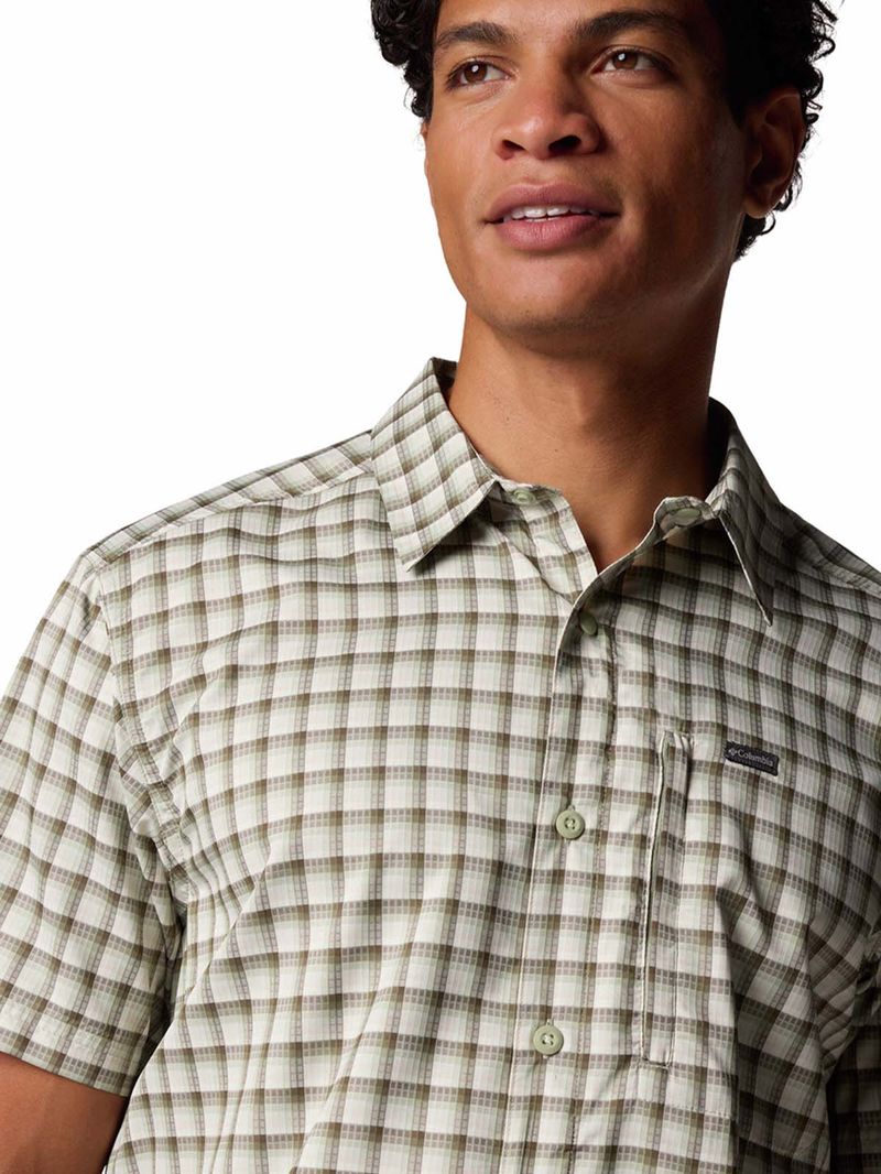 Camisa-Manga-Corta-Hombre-Silver-Ridge-Lite-Beige-Columbia