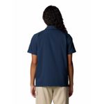 Camisa-Manga-Corta-Mujer-Silver-Ridge-Utility-Azul-Columbia