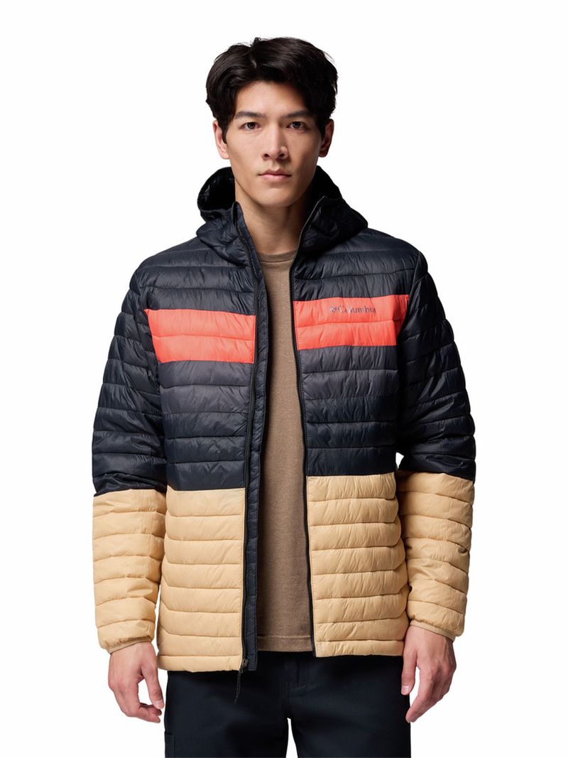 Parka Hombre Powder Pass Hooded Beige Columbia