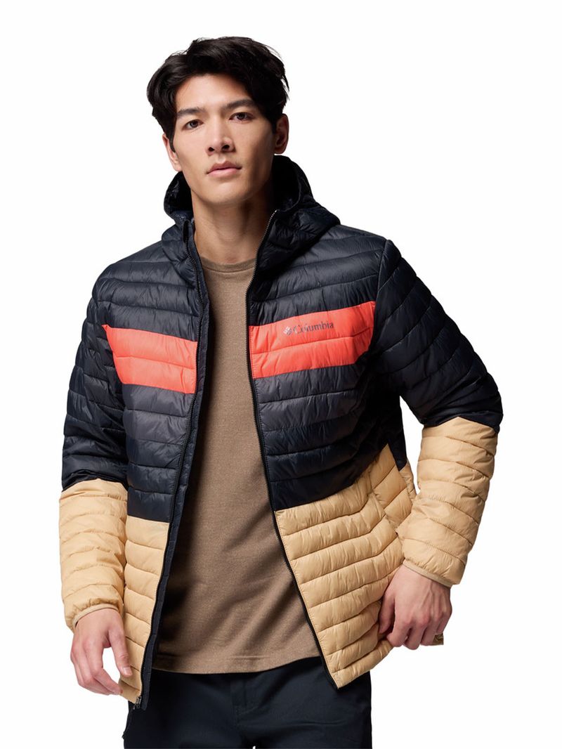 Parka-Hombre-Powder-Pass-Hooded-Beige-Columbia