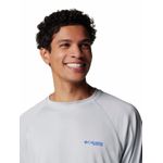 Polera-Manga-Larga-Hombre-Terminal-Tackle-Gris-Columbia