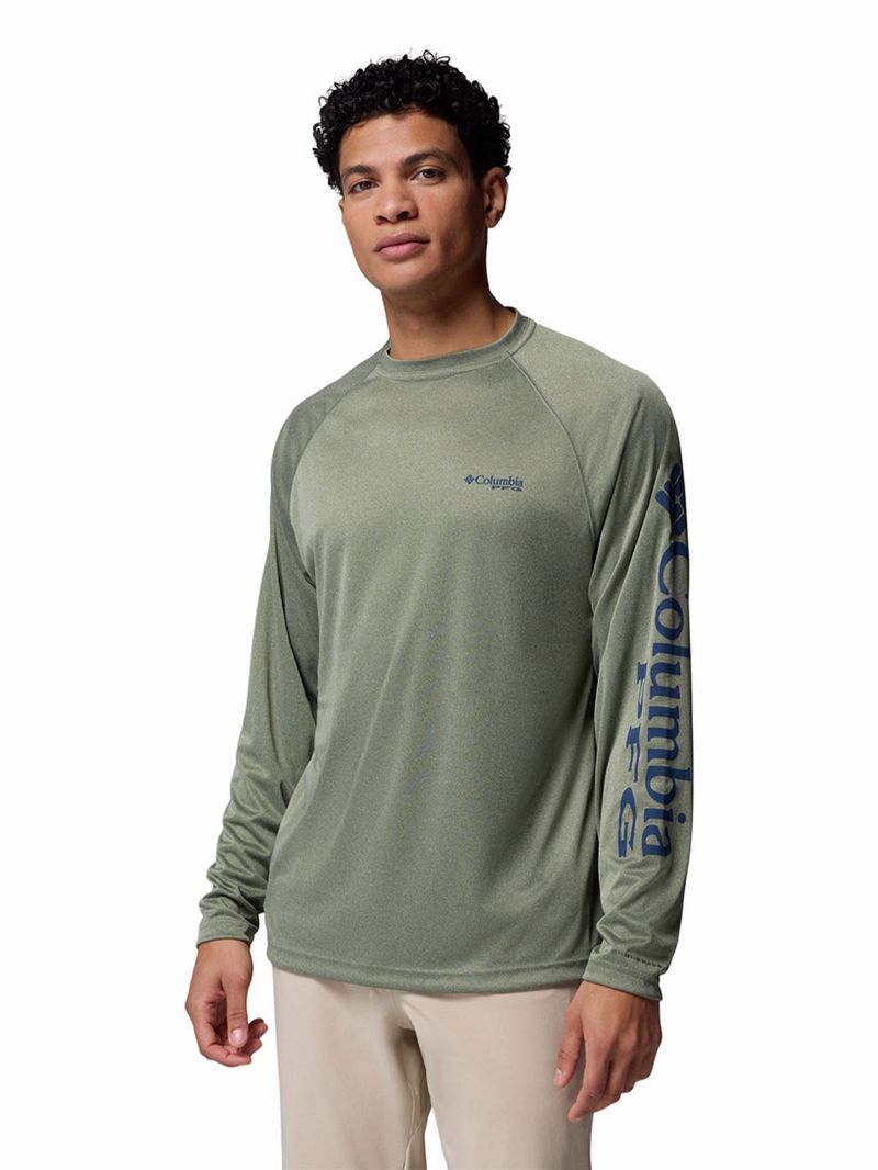 Polera-Manga-Larga-Hombre-Terminal-Tackle-Gris-Columbia