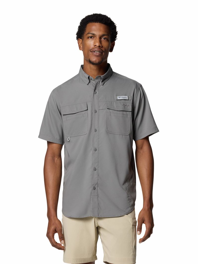 Camisa-Manga-Corta-Hombre-Blood-And-Guts-V-Gris-Columbia