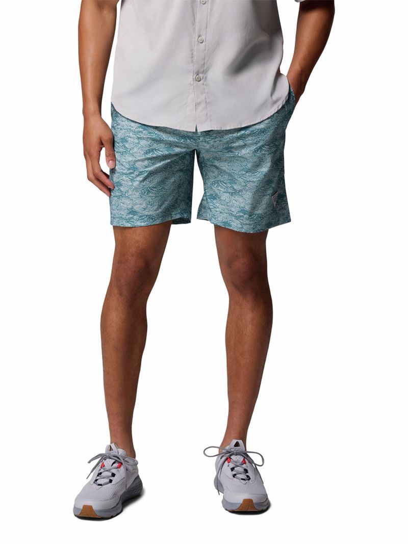 Short Hombre Pfg Rambler Printed Azul Columbia