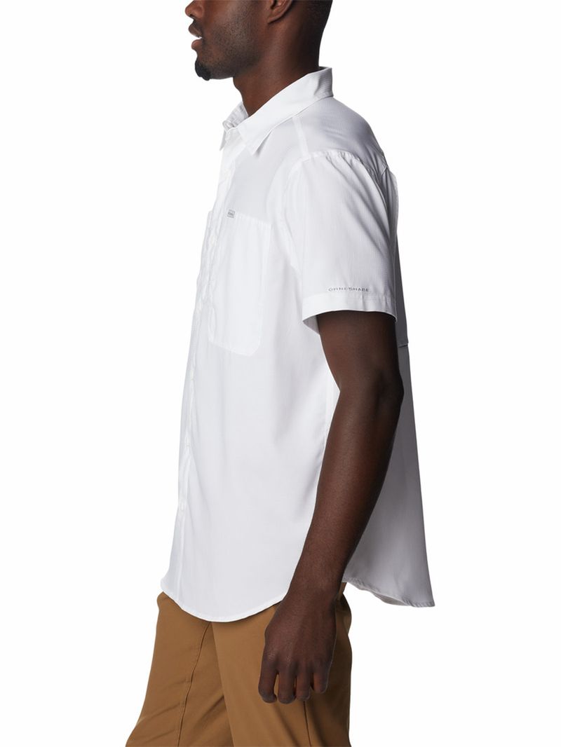 Camisa-Manga-Corta-Hombre-Silver-Ridge-Utility-Blanco-Columbia