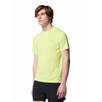 Polera-Manga-Corta-Hombre-Endle-Trail-Running-Amarillo-Columbia