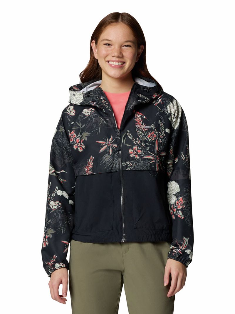 Cortaviento-Mujer-Spire-Valley-Printed-Negro-Columbia