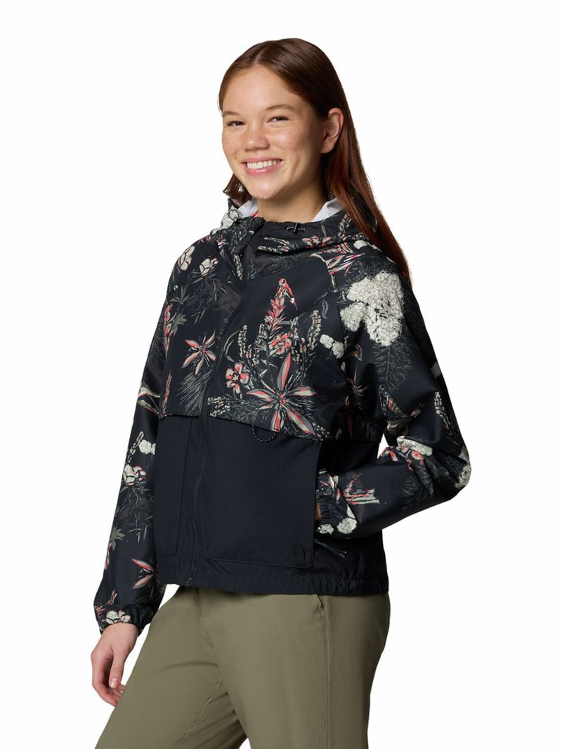 Cortaviento-Mujer-Spire-Valley-Printed-Negro-Columbia