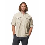 Camisa-Manga-Larga-Hombre-Bahama-II-Beige-Columbia