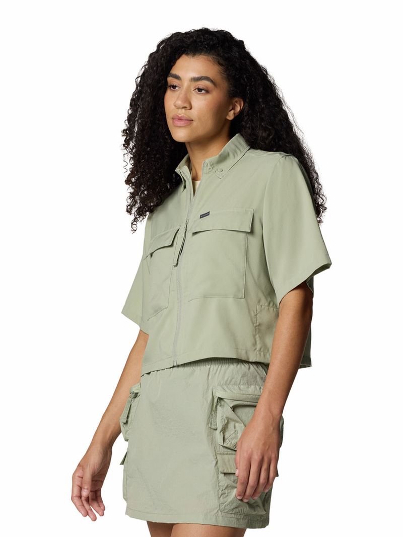 Camisa-Manga-Corta-Mujer-Elevated-View-Utility-Beige-Columbia