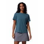 Polera-Manga-Corta-Mujer-Sun-Trek-II-Azul-Columbia