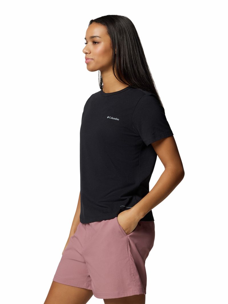 Polera-Manga-Corta-Mujer-Sun-Trek-II-Negro-Columbia
