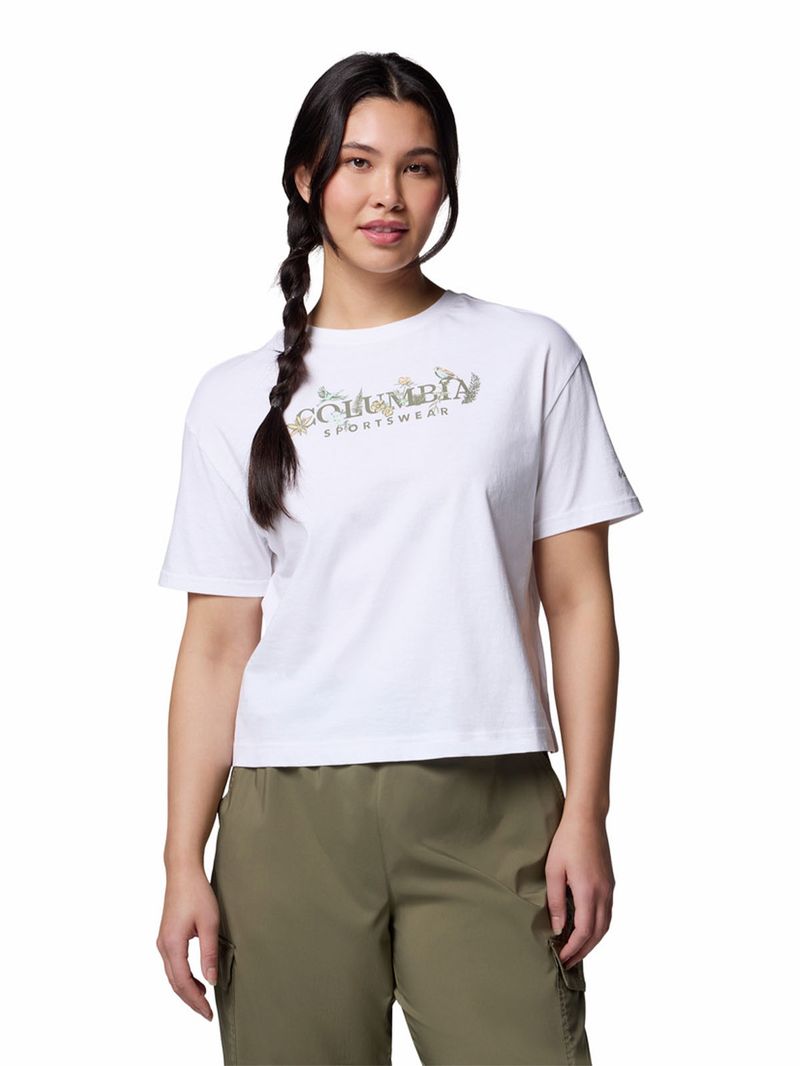 Polera-Manga-Corta-Mujer-Rolling-Bend-Graphic-Blanco-Columbia