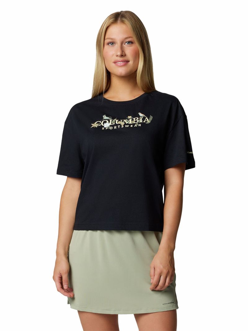 Polera-Manga-Corta-Mujer-Rolling-Bend-Graphic-Negro-Columbia