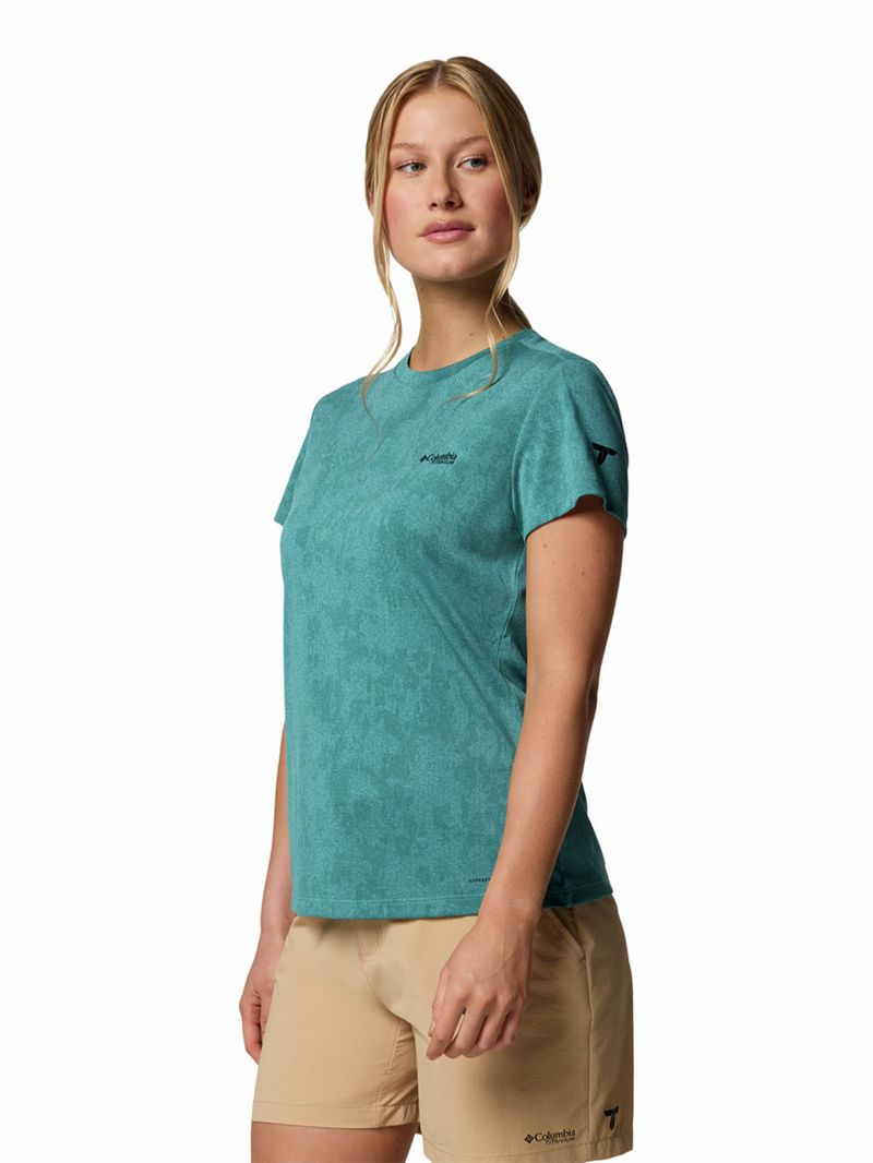 Polera-Manga-Corta-Mujer-Bluebird-Canyon-Azul-Columbia